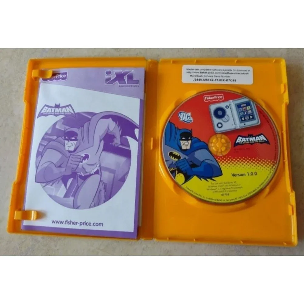 Batman iXL Learning Game Disc + Case + Manual